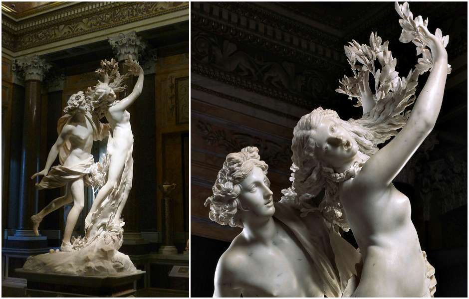 Apollo and Daphne, by Bernini