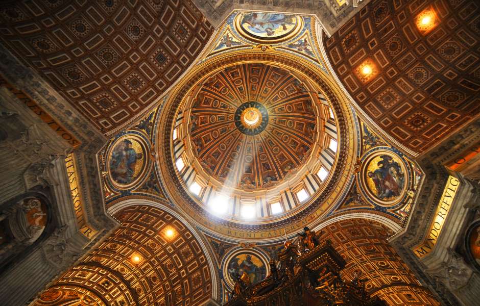 1.	Dome of the Saint Peters Basilica (Vatican City)